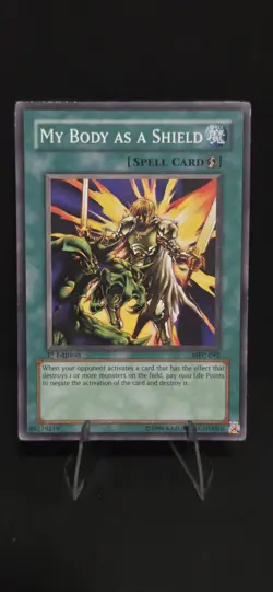 Yugioh Spell My Body as a Shield MFC-092 Magician's Force 1st Edition MP - Image 11