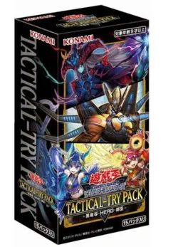 PRE Yugioh Tactical-Try Pack Black Magic HERO Mikanko Sealed Box in Japanese NEW - Image 2