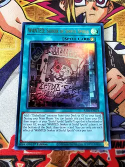 WANTED: Seeker of Sinful Spoils ra03-en074 (NEW) Ultra Rare Yu-Gi-Oh! - Image 1