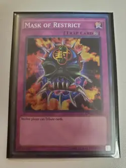 Mask of Restrict OP02-EN010 Super Rare Yugioh OTS Tournament Pack 2 Unlimited LP - Image 6