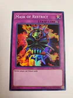 Mask of Restrict OP02-EN010 Super Rare Yugioh OTS Tournament Pack 2 Unlimited LP - Image 7