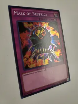 Mask of Restrict OP02-EN010 Super Rare Yugioh OTS Tournament Pack 2 Unlimited LP - Image 8