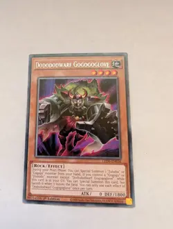 Dodododwarf Gogogoglove LED6-EN036 Legendary-1st Edition Yugioh - Image 1