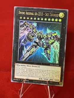 YUGIOH- Divine Arsenal AA-ZEUS - Sky Thunder - STAX-EN044 - Ultra Rare - 1st Ed - Image 2
