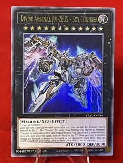 YUGIOH- Divine Arsenal AA-ZEUS - Sky Thunder - STAX-EN044 - Ultra Rare - 1st Ed - Image 5
