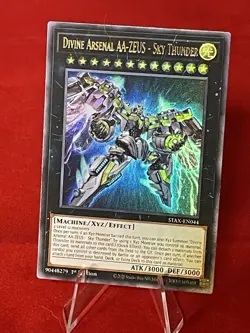 YUGIOH- Divine Arsenal AA-ZEUS - Sky Thunder - STAX-EN044 - Ultra Rare - 1st Ed - Image 6