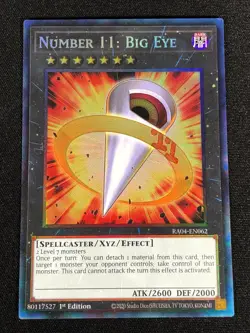 Yugioh Number 11 Big Eye RA04-EN062 1st Collectors (NM) - Image 2