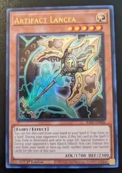 Artifact Lancea RA01-EN006 1st Edition Ultra Rare Rarity Collection Yu-Gi-Oh! - Image 1