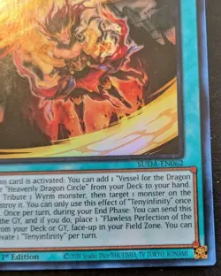 Tenyinfinity SUDA-EN062 1st Edition Super Rare Supreme Darkness Yu-Gi-Oh! TCG - Image 5