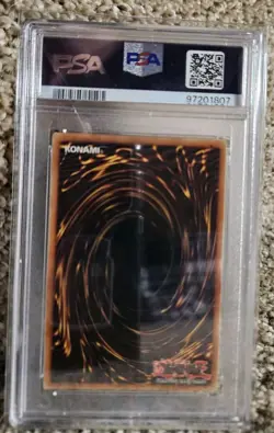 Yugioh 2002 Dark Magician LOB-005 Unlimited PSA 9 - Image 4
