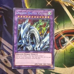 Yugioh! Dragon Master Knight LCKC-EN065 Secret Rare Unlimited NM - Image 1