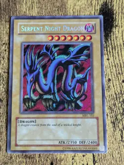 Yugioh Serpent Night Dragon MRL-103 Unlimited Secret Rare MP - Image 1