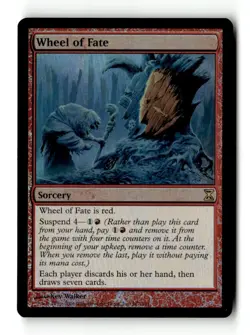 MTG Foil Wheel of Fate - Time Spiral Moderately Played English - Image 1