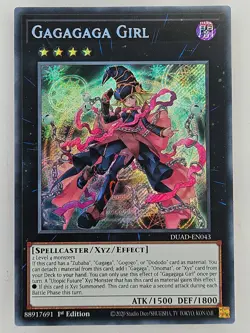 Yu Gi Oh - DUAD-EN043 Gagagaga Girl - Secret Rare - Image 3