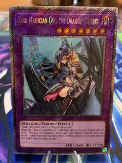 Dark Magician Girl the Dragon Knight (Platinum Secret Rare) RA03 1st Edition - Image 1