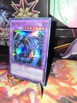 Yugioh! Dark Magician the Dragon Knight LEDD-ENA00 Ultra Rare 1st Ed NM - Image 2