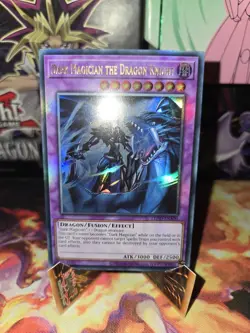 Yugioh! Dark Magician the Dragon Knight LEDD-ENA00 Ultra Rare 1st Ed NM - Image 7