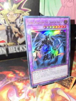 Yugioh! Dark Magician the Dragon Knight LEDD-ENA00 Ultra Rare 1st Ed NM - Image 9
