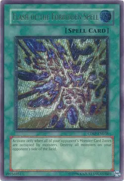 1Ultimate Rare - Flash of the Forbidden Spell - CDIP-EN038 Unlimited New - Image 1
