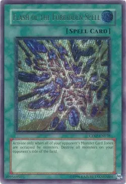 1Ultimate Rare - Flash of the Forbidden Spell - CDIP-EN038 Unlimited New - Image 2