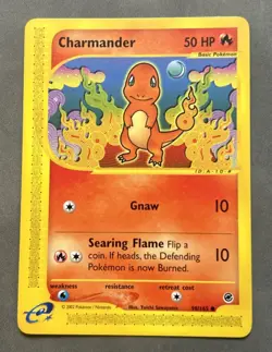 2002 E-Reader- Expedition Charmander #98 Non Holo Pokemon Card - Image 1