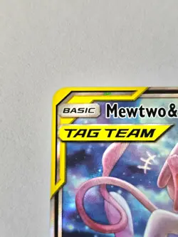 Mewtwo & Mew GX Tag Team SM191 English MINT Beautiful Card! NM+++ Mewtwo and Mew - Image 3