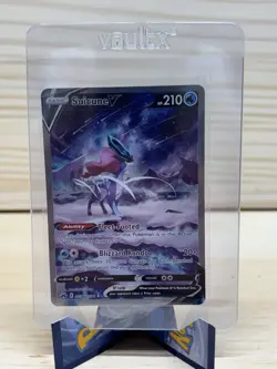 PokÃ©mon Suicune v Crown Zenith Galarian Gallery Holo Ultra Rare Card GG38/GG70 a - Image 1
