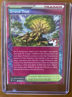 Grand Tree Pokemon Prize Pack Series 6 Promo Pokemon Card NM/LP Stamp Ace Spec - Image 1