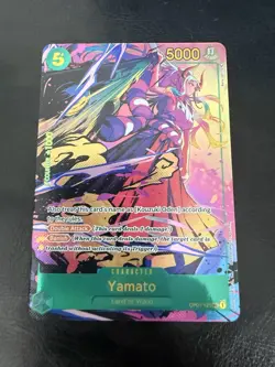 Yamato One Piece TCG OP01-121 AA Alternative Art Secret Rare Card - Image 1