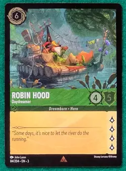 Robin Hood - Daydreamer (Cold Foil) - Into The Inklands #84 - Lorcana TCG Card - Image 1