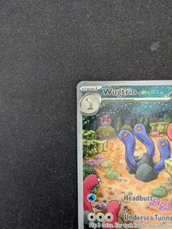 PokÃ©mon TCG Wugtrio Holo Full Art Card Paldean Fates SV 224/091 NM Condition - Image 4