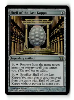 MTG Foil Shell of the Last Kappa - Saviors of Kamigawa Moderately Played English - Image 1