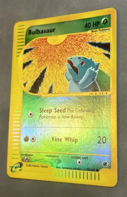 Pokemon Card - Bulbasaur 95/165 - Expedition Base Set - Reverse Holo - Image 2