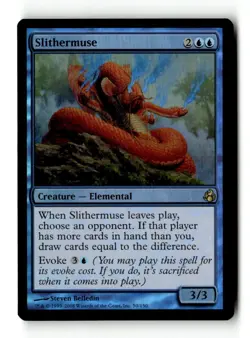 MTG Foil Slithermuse - Morningtide Moderately Played English - Image 1