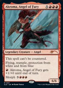 [1x] Akroma, Angel of Fury - Foil - Near Mint, English - Secret Lair MTG Magic - Image 1