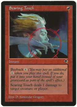 MTG Searing Touch Tempest Uncommon MP - Image 1