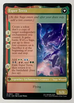 Terra Magical Adept MTG Final Fantasy Extended Art Mythic 0511 Non-Foil - Image 2