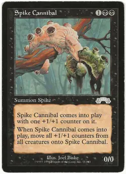 MTG Spike Cannibal Exodus Uncommon MP - Image 1
