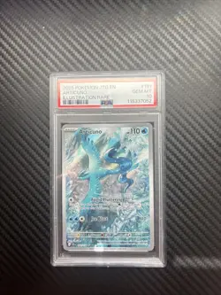 Pokemon Journey Together Articuno IR Illustration Rare Card 161/159 PSA 10 - Image 1