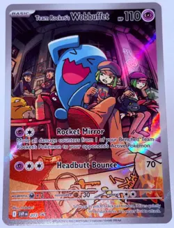Team Rocket's Wobbuffet 203 Sv: Destined Rivals ETB Promo - Pokemon Tcg - Image 1