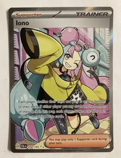 Iono 254/193 Paldea Evolved Ultra Rare Pokemon - Image 1