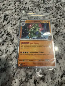 Team Rocket's Tyranitar (Pokemon Center Exclusive) 096/182 - Sealed - Image 1
