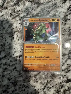 Team Rocket's Tyranitar (Pokemon Center Exclusive) 096/182 - Sealed - Image 10