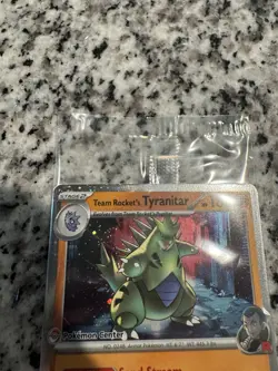 Team Rocket's Tyranitar (Pokemon Center Exclusive) 096/182 - Sealed - Image 4