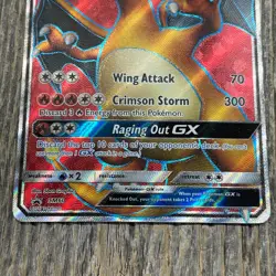 Charizard GX SM60 Promo Holo HP - Back Edge Wear - Pokemon Card TCG 2017 - Image 3