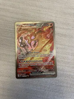 Pokemon Team Rockets Moltres EX Destined Rivals Card 229/182 - Image 1