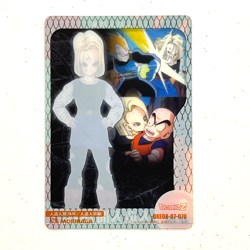 S0128 Android 18 Japanese Dragon Ball x Morinaga Card 070 - Image 4