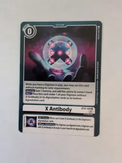 Digimon Card Game X Antibody BT9-109 Uncommon NM X Record - Image 1