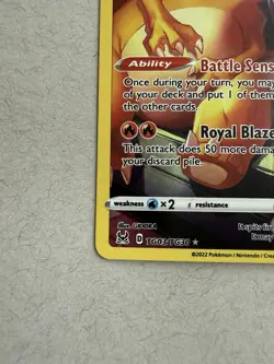 Charizard Lost Origin Trainer Gallery Ultra Rare TG03/TG30 Pokemon TCG Card - NM - Image 4