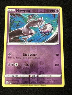 Mewtwo 056/172 - Brilliant Stars - Reverse Holo Rare Pokemon Card Near Mint (NM) - Image 1